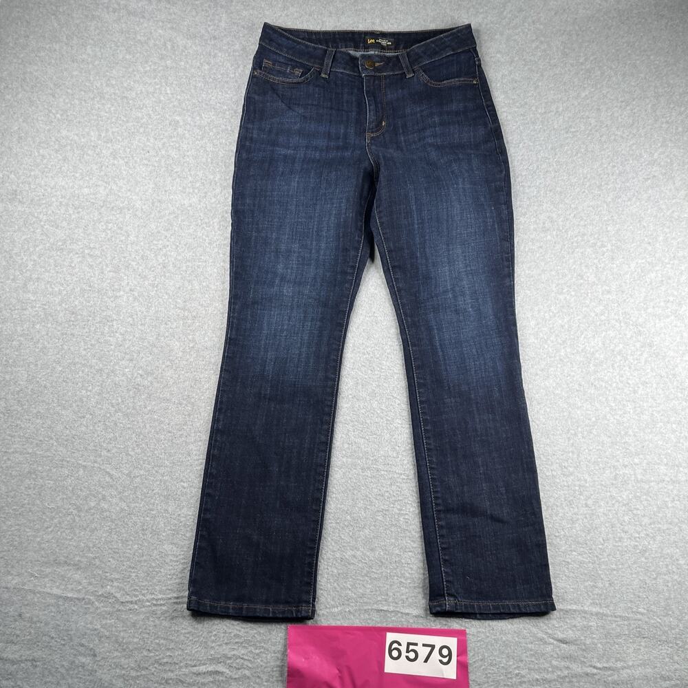Lee Regular For Straight Leg Denim Jeans Mid Rise Women’s Medium 12